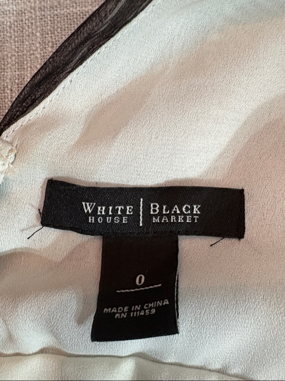 White House Black Market Printed Maxi Dress - size 0 - Picture 5 of 6
